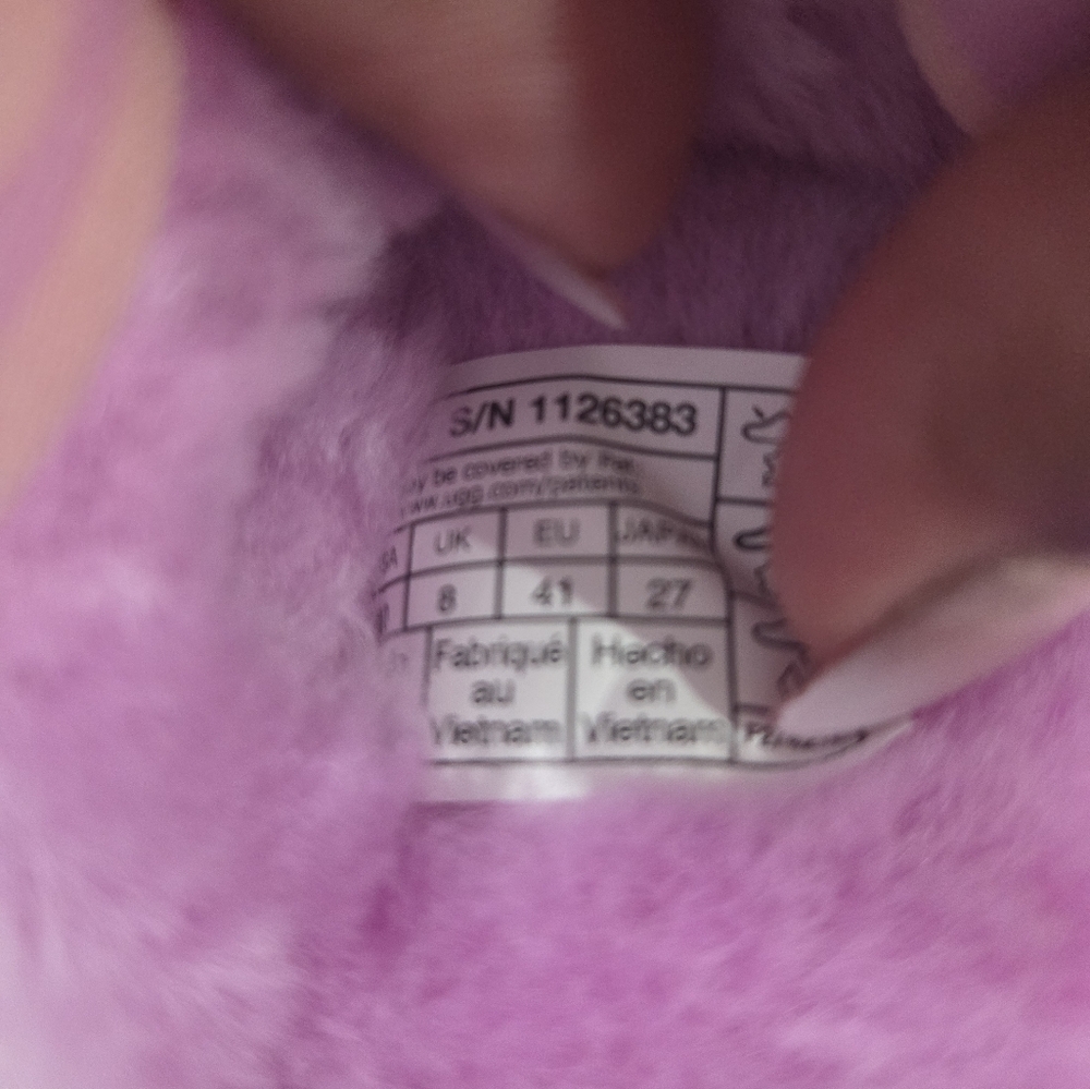 UGG Disco Knot Genuine Shearling Slide,  Wildflower US SZ 10 - Picture 6 of 9